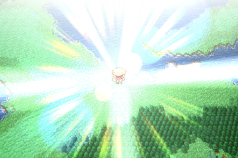 The screen-blurring effect when entering a random encounter