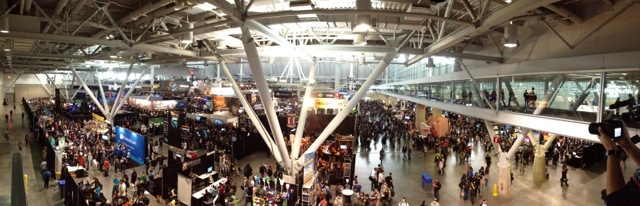 Panorama of the expo hall