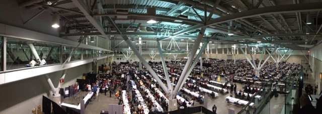 Panorama of the tabletop area